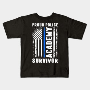 Proud Police Academy Survivor Kids T-Shirt